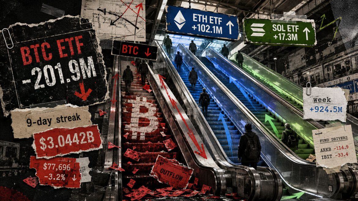 Bitcoin ETF investors finally blinked after a $3 billion buying spree