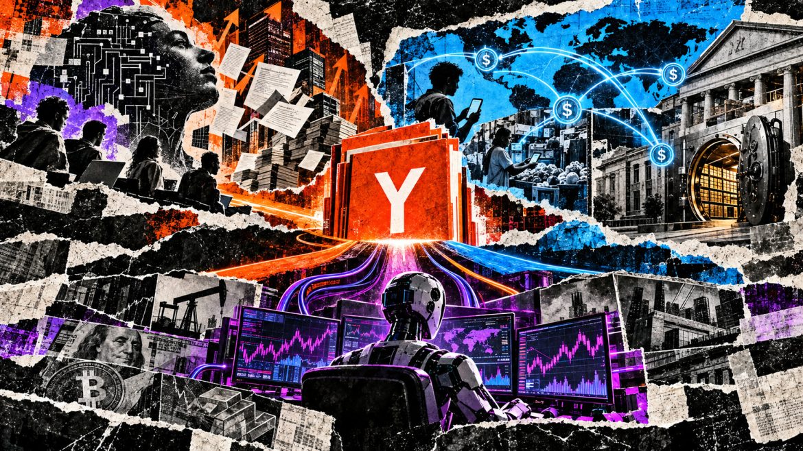 Y Combinator opens three funding paths toward AI capital raising and crypto-related themes, such as global stablecoin banking and autonomous agent trading.
